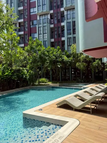 Moderne 1-Zimmer-Wohnung zur Miete im The Base Bukit Condo, Phuket