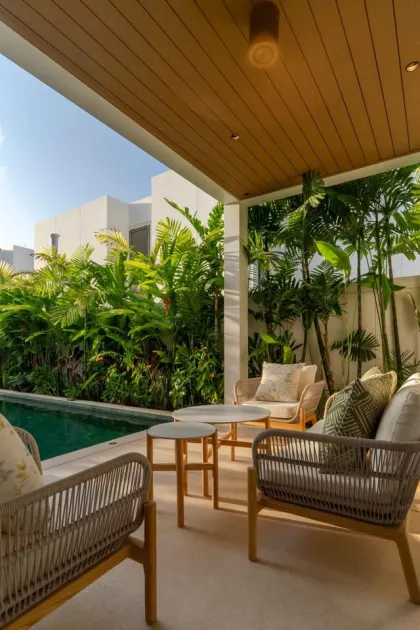 Роскошная вилла с бассейном 3 спальни в аренду, Malai Villas, Бангджо