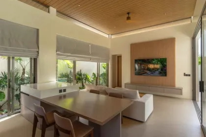 Роскошная вилла с бассейном 3 спальни в аренду, Malai Villas, Бангджо