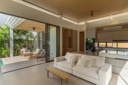 Роскошная вилла с бассейном 3 спальни в аренду, Malai Villas, Бангджо