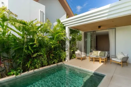 Роскошная вилла с бассейном 3 спальни в аренду, Malai Villas, Бангджо