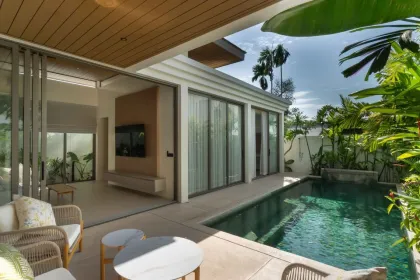 Роскошная вилла с бассейном 3 спальни в аренду, Malai Villas, Бангджо