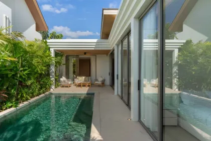 Роскошная вилла с бассейном 3 спальни в аренду, Malai Villas, Бангджо