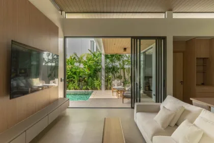 Роскошная вилла с бассейном 3 спальни в аренду, Malai Villas, Бангджо