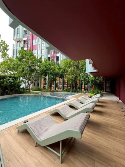 Современная квартира с 1 спальней в аренду в The Base Bukit Phuket