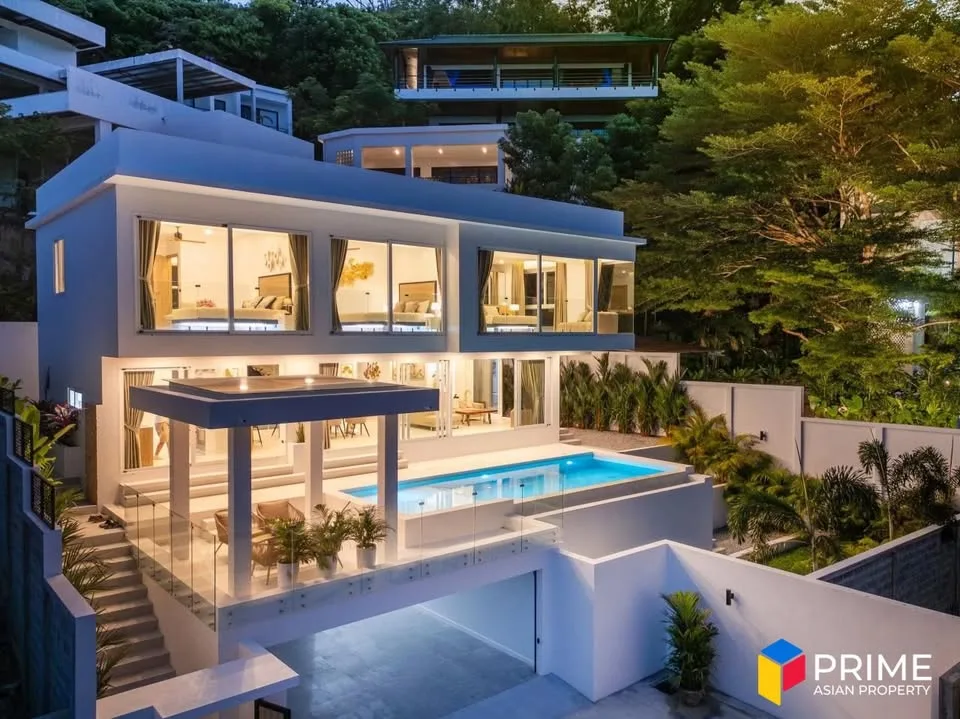 New Luxury Villa with Mountain View in Rawai for Rent