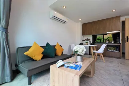 Apartamento Loft Moderno de 1 Habitación en Utopia Naiharn Rawai