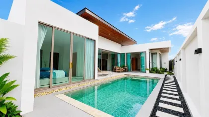 Villa avec piscine à louer - 3 chambres, 3 salles de bain près de la plage de Bangtao