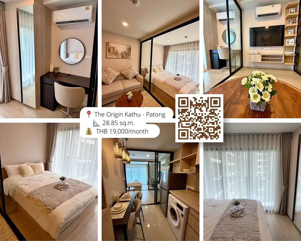 Cozy 1-Bedroom Apartment with Pool View at The Origin Kathu - Patong
