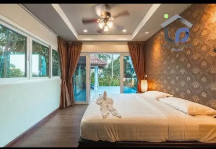 วิลล่า 3 ห้องนอน วิวทะเล พร้อมสระว่ายน้ำอินฟินิตี้ให้เช่า
