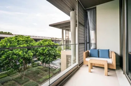 Condo de luxe 2 chambres 2 salles de bain à louer à Baan Mai Khao, plage Mai Khao