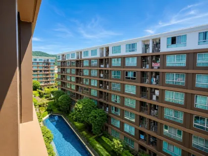 1-комнатная квартира с видом на бассейн в аренду в D Condo Creek, Катху