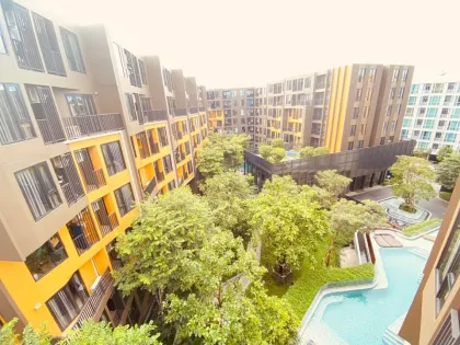 Полностью мебельная 1-комнатная квартира в The Base Central Phuket с видом на бассейн