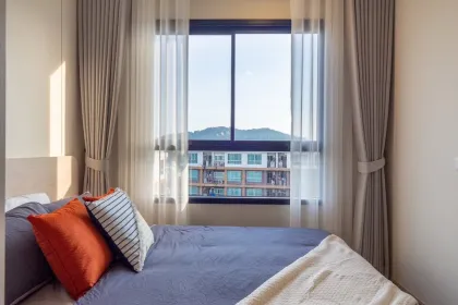 Полностью меблированная 1-комнатная квартира в D Condo Reef Kathu
