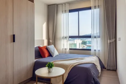 Полностью меблированная 1-комнатная квартира в D Condo Reef Kathu