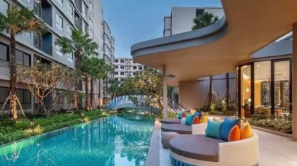 Квартира с 1 спальней и ванной в аренду в Dcondo Reef, Kathu