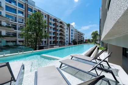Современная 1-комнатная квартира в Space Condominium, Чернгталай