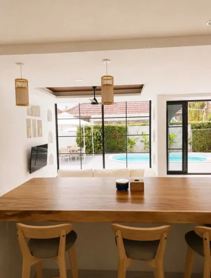 Bali-Style 3-Bedroom Pool Villa for Rent in Cherngtalay