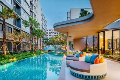 Полностью меблированная 1-комнатная квартира в Dcondo Reef Phuket