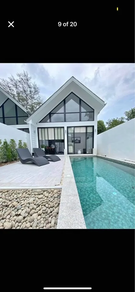 Villa avec piscine 2 chambres 2 salles de bain à louer à Baan Para, Pa Khlok