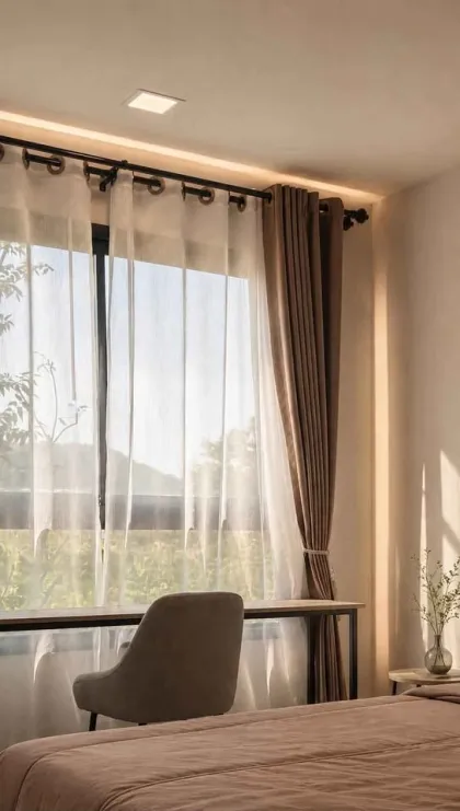 Квартира с 1 спальней и мебелью в аренду в The Base Bukit Condo