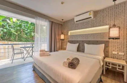 1 спальня, 1 ванная в апартаментах Karon Butterfly Residence