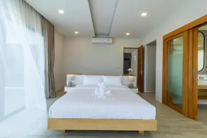 Brand-New Sea View Pool Villa with 3 Bedrooms in Chalong