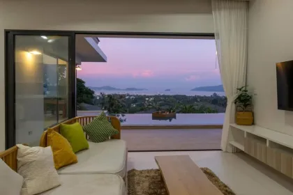 Brand-New Sea View Pool Villa with 3 Bedrooms in Chalong