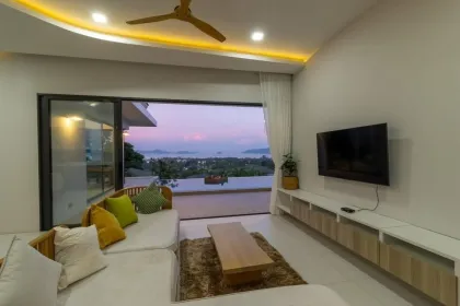 Brand-New Sea View Pool Villa with 3 Bedrooms in Chalong