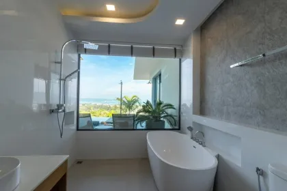 Brand-New Sea View Pool Villa with 3 Bedrooms in Chalong