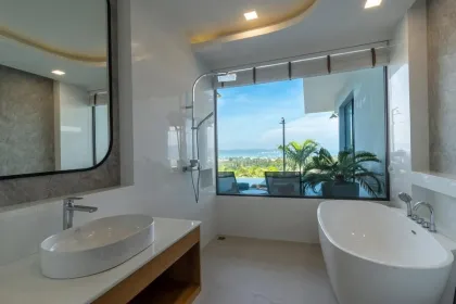 Brand-New Sea View Pool Villa with 3 Bedrooms in Chalong