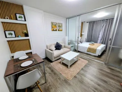 Аренда 1-комнатной квартиры в D Condo Mine с видом на горы, 6 этаж
