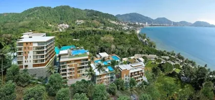 2-комнатная квартира с видом на море в The Baycliff Residence, Патонг