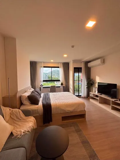 Апартамент с 1 спальней и видом на город в The Base Bukit Phuket