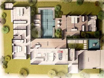 Luxusvilla mit 3 Schlafzimmern & Pool in Anchan Grand Residence Bang Tao