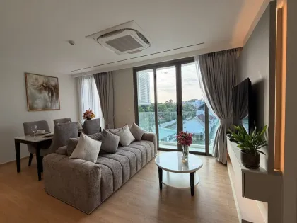 2-комнатная квартира в аренду в The Aqua Condominium, Чернг Талей, Пхукет
