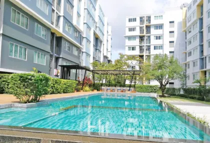 Полностью меблированная квартира с 1 спальней и видом на горы в D Condo Kathu
