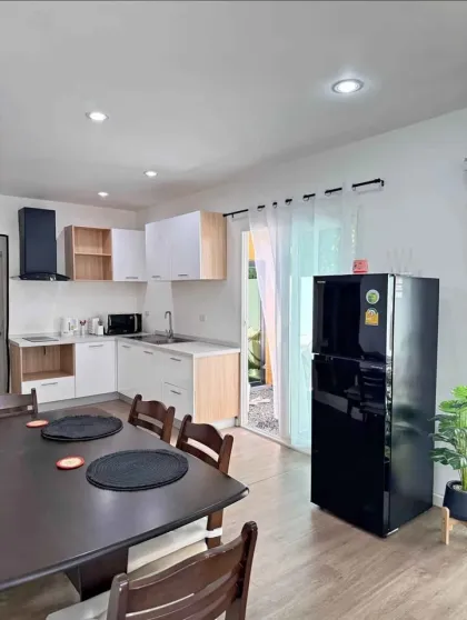 Modern Corner Semi-Detached House for Rent in Smile Ville X2 Village, Bang Jo