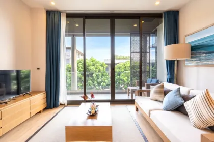 Condominio de lujo frente al mar de 2 dormitorios en Baan Mai Khao