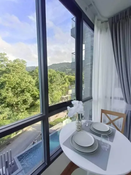 อพาร์ตเมนต์ 1 ห้องนอน Hill Myna Condotel ให้เช่าในถลาง ภูเก็ต