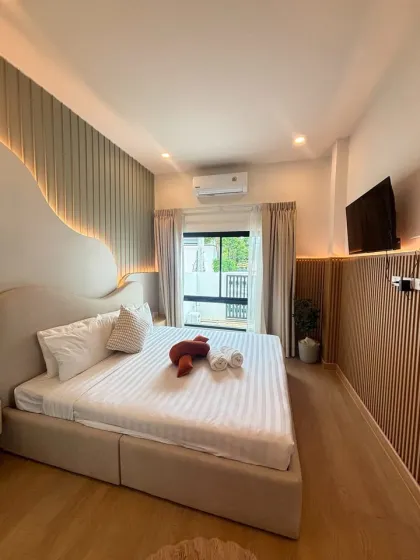 อพาร์ตเมนต์ 2 ห้องนอนทันสมัยให้เช่าในเชิงทะเล ภูเก็ต