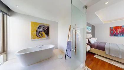 Villa privada de 3 habitaciones con piscina en Botanica The Residence, Cherng Talay