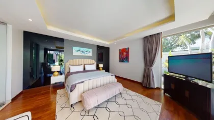 Villa privada de 3 habitaciones con piscina en Botanica The Residence, Cherng Talay