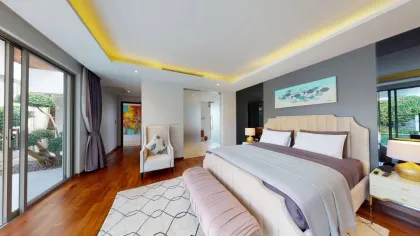 Villa privada de 3 habitaciones con piscina en Botanica The Residence, Cherng Talay