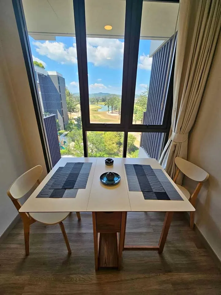 1-комнатная квартира с террасой и видом на гольф в Skypark Laguna Phuket