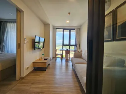 1-комнатная квартира с террасой и видом на гольф в Skypark Laguna Phuket