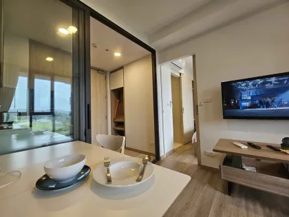 1-комнатная квартира с террасой и видом на гольф в Skypark Laguna Phuket