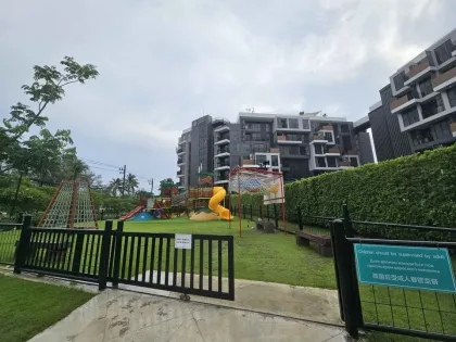 1-комнатная квартира с террасой и видом на гольф в Skypark Laguna Phuket