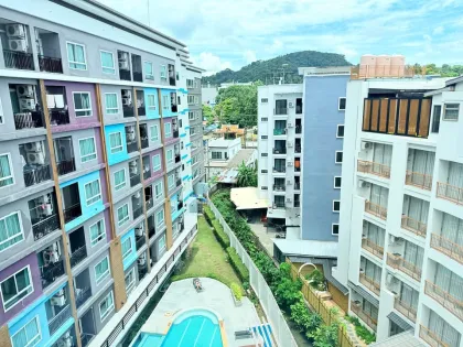 อพาร์ตเมนต์ 1 ห้องนอน 1 ห้องน้ำ ที่ The Scene Kathu
