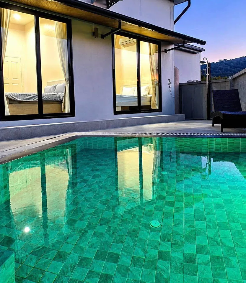 บ้านพูลวิลล่า 3 ห้องนอน 2 ห้องน้ำ ให้เช่า ที่ The Rich Villas, เกาะแก้ว